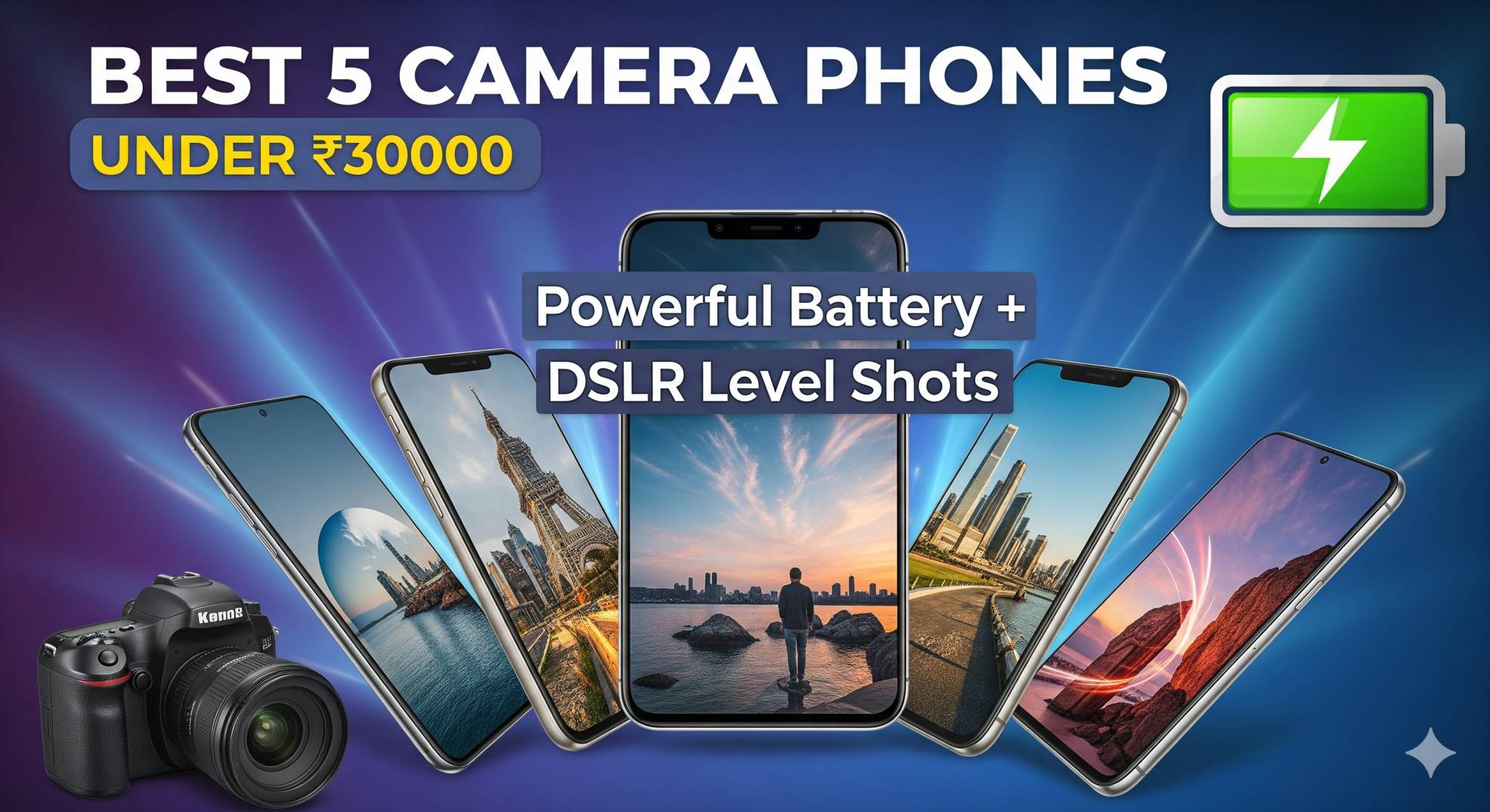 Best 5 Camera Phones Under ₹30000