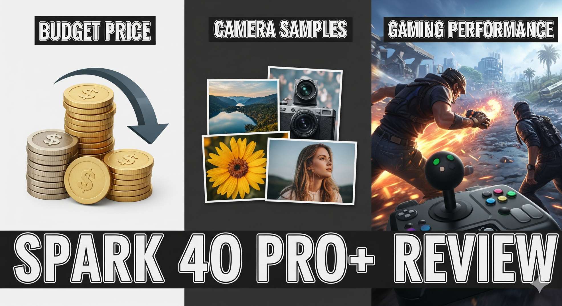 Spark 40 Pro+ Review, Spark 40 Pro+ Price in India, Spark 40 Pro+ Specifications, Spark 40 Pro+ Camera Samples, Spark 40 Pro+ Gaming Performan