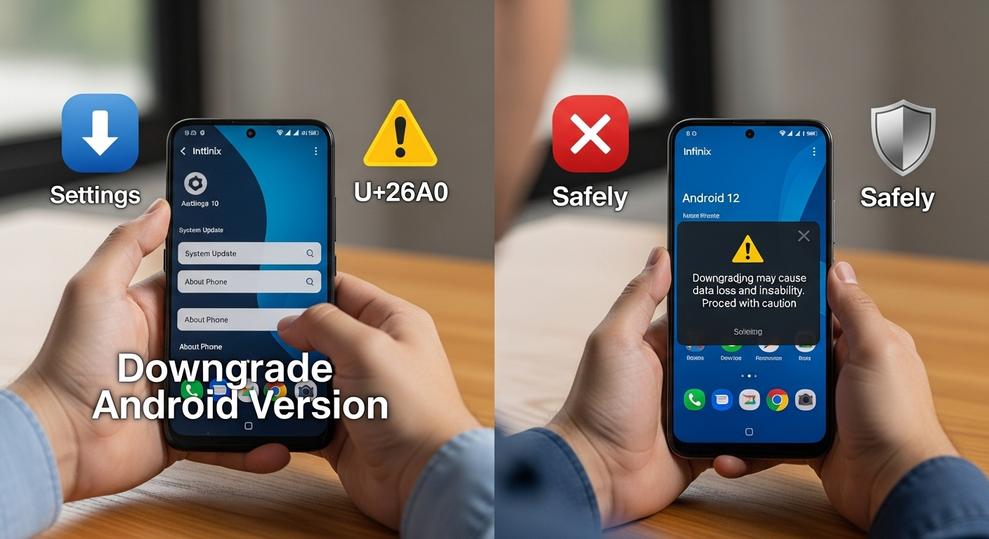 Downgrade Android Version on Infinix Phones